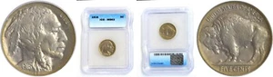 1916 5C Buffalo Nickel ICG MS 63 - Picture 1 of 3