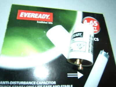 EVEREADY UNIVERSAL FLUORESCENT STARTER UNIT 4-65W 2D 220-240V ERSTARTFSU (S1092) - Image 1 of 3