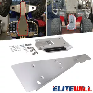 Full Chassis Glide & Swing Arm Skid Plate Gaurd Combo for 99-14 HONDA TRX400X - Picture 1 of 11