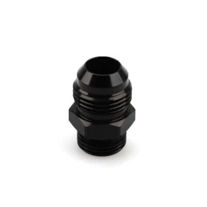 2Set ORB-8 O-ring Boss AN8 8AN to AN10 10AN Male Adapter Fitting Black Aluminum  - Foto 1 di 9