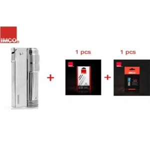 IMCO 6700 Stainless Steel Gasoline Lighter Vintage Windproof Collectible - Picture 1 of 26