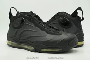 NIKE TOTAL FOAMPOSITE MAX 2005 USED SIZE 10.5 BLACK TIM DUNCAN 307717 002 - Picture 1 of 10