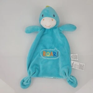 Baby Starters Blue Dinosaur Satin Security Blanket Roar! Dino NEW - Picture 1 of 3