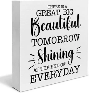 Inspirational Quote Decor Disney Gift There is a Great Big Beautiful... - Picture 1 of 7