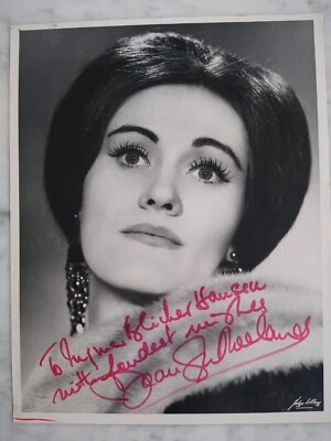 Joan Sutherland Lucia di Lammermoor signature autograph signed press LARGE photo - Image 1 of 4