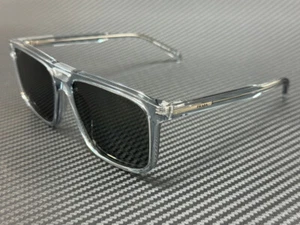 PRADA PR A22S 19T175 Transparent Azure Grey Men's 56 mm Sunglasses - Picture 1 of 5