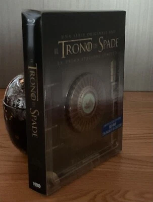 IL TRONO DI SPADE BLU RAY STAGIONE 1 STEELBOOK CON MAGNETE - ED. ITALIANA RARA - Immagine 1 di 3