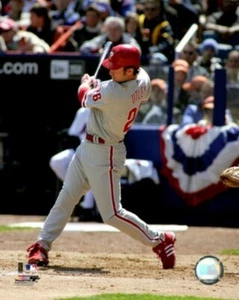 Chase Utley Philadelphia Phillies 8 X 10 Photo AAID183 - Picture 1 of 1