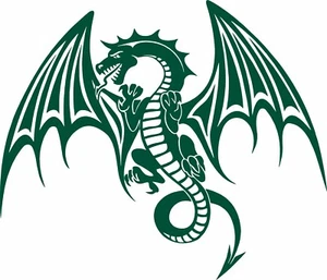 Dragon Wings Tail Mystical Car Truck Window Laptop Vinyl Decal Sticker - Picture 1 of 1