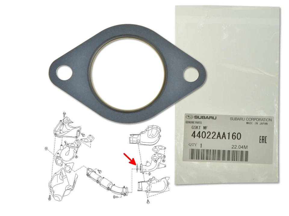 Junta coletora de escape 44022AA160 OE para Subaru Forester Impreza Legacy Outback - Imagem 1 de 1