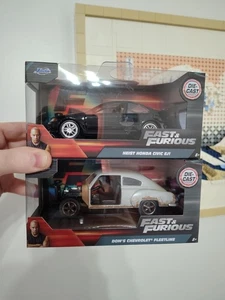 Fast & Furious Jada 1/32 DOM'S CHEVROLET FLEETLINE + HEIST HINDA CIVIC HTF NEW!! - Picture 1 of 4