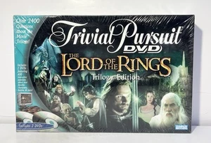 The Lord Of The Rings Trilogy Edition Trivial Pursuit DVD Board Game Sealed - Picture 1 of 3