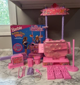 BARBIE BUBBLE GUM SHOP Mattel #12710 scatola originale 1994 incompleta - Foto 1 di 24