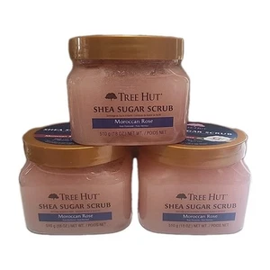Tree Hut Marokkanische Rose Shea Zucker Peeling 18oz - 3 Packungen - Bild 1 von 4