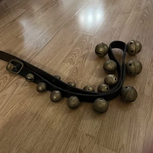 Vintage Glockengürtel Leder 15 Schlitten - Bild 1 von 8