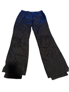 Free Country Ski Pant Men M Black Wind/Water Resistant Flex Softshell Hiking Y2K - Picture 1 of 4