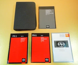2015 SCION FR-S OWNERS MANUAL SET W/CASE AND FIRST AID KIT MINT - Bild 1 von 8