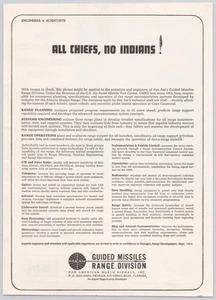 Pan Am Guided Missiles Range Division Cape Canaveral NASA pubblicità stampa d'epoca 1963 - Foto 1 di 5