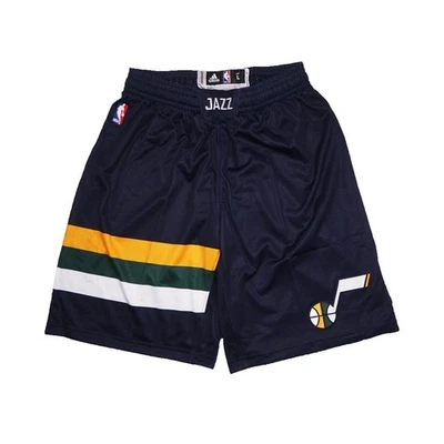 Pantalones Cortos 2016-17 Utah Jazz NBA Adidas Auténticos On-Court Rev 30 Alt Navy Juego Foto 1 de 4