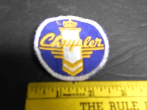 Chrysler Uniform/Jacke Patch, 21/2" Durchmesser, ca 40er Jahre? - Bild 1 von 2