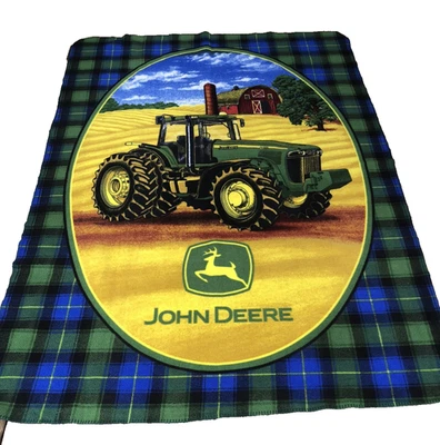 Cobertor de lã John Deere 48 de largura x 70" de comprimento - Imagem 1 de 4