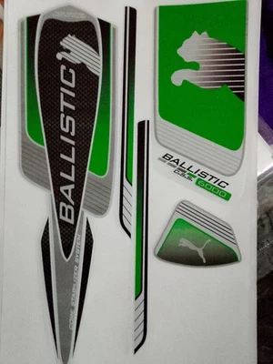 2025 ORIGINAL HIGH QUALITY  DIGITAL GREEN BALLISTIC CASTROL  Cricket Bat Sticker - image 1 of 3