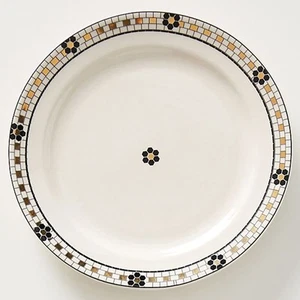 Anthropologie Bistro Tile Side Salad Dessert Plate Mosaic French Francophile New - Picture 1 of 6