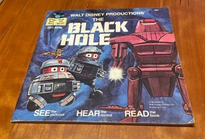 SPEDIZIONE GRATUITA! Disney "Il buco nero" leggere lungo libro e disco, 33 giri, 1979 - Foto 1 di 3
