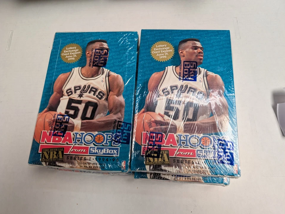 One box 1994-95 Skybox NBA Hoops Series 1 Basketball Hobby Box 36 Packs Sealed - Image 1 of 1