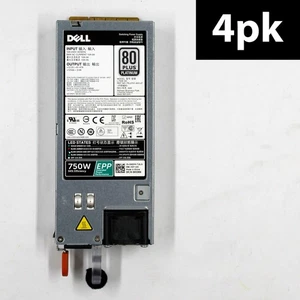 [5pk] Fuentes de alimentación conmutadas Dell L750E-S0 750W 80 Plus para servidor Platinum - Imagen 1 de 4