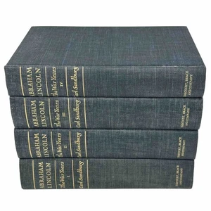Abraham Lincoln The War Years by Carl Sandburg - 1939 4 Volume Set Hardcover - Imagen 1 de 21