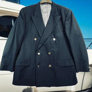 Blazer Mappelli de Milano Para Hombres XL Doble Pecho Lana Traje Chaqueta - Imagen 1 de 12