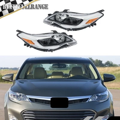 Faro proyector para Toyota Avalon 2013-14-2015 halógeno lado izquierdo+derecho negro Foto 1 de 4