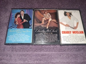 Charly McClain Cassette Tapes Lot - Mickey Gilley/Hits/Woman In Me/It Takes  - Picture 1 of 4