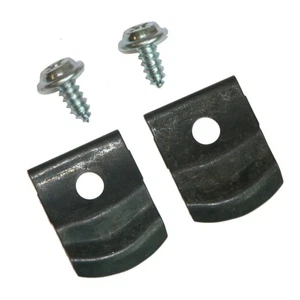 1968-72 GM A-Body Front Windshield Lower Chrome Trim End Clips On Cowl and Screw - Bild 1 von 9