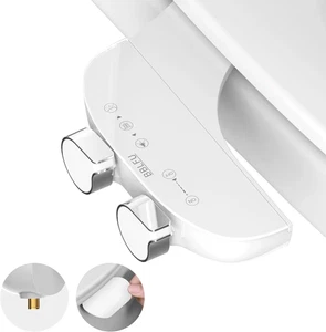 Ultraflacher Bidetaufsatz für WC, nicht elektrischer Frischwassersprüher Bidet, Se - Bild 1 von 7