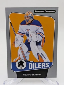 💥 2024 Parkhurst Champions Stuart Skinner Silver Parallel #74 Edmonton Oilers - Bild 1 von 2