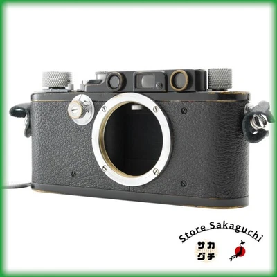 [Vintage Mint] Leitz Leica D III Pintura Negra 35mm Telémetro Cámara de Pelíc... - Imagen 1 de 4