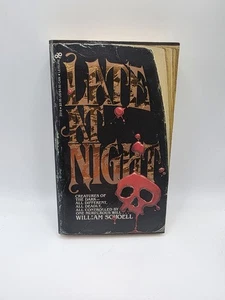 Late At Night by William Schoell 1986 Leisure Horror Pb First Ed 1st Print - Picture 1 of 9
