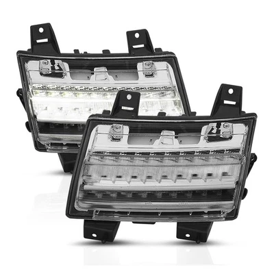 Marcador lateral halógeno cromado Anzo 511083 con conjunto secuencial para Jeep Wrangler Foto 1 de 4