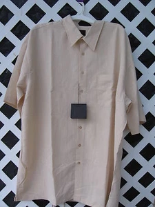 NUEVA CON ETIQUETAS CAMISA GRANDE Y ALTA ROPA CUADRADA U talla $80 + valor ARENA ropa de oficina - Imagen 1 de 3