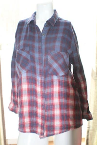 Camisa de franela vaquera hidráulica talla mediana - Imagen 1 de 8