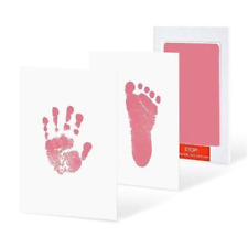 Newborn Baby DIY Hand and Footprint Kit Ink Pads Photo Frame Handprint Toddlers 