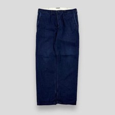 Stevenson Overall Co. Japanese Selvedge Jeans Navy Blue Waist 33"