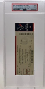 2021 Trevor Lawrence Jaguars NFL Debut ticket Texans TD Milestone 9/12 PSA - Picture 1 of 9