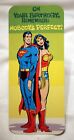 1978 DC Comics Superman/ WonderWoman Birthday card, NOS Mark I