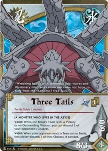 Three Tails - N-814 - Super Rare - 1st Edition - Foil Will of Fire NM/LP - Narut - Picture 1 of 1