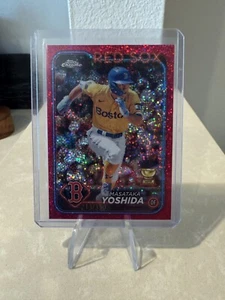 2024 Topps Chrome - Masataka Yoshida #63 Magenta Speckle Refractor /350 - Picture 1 of 2