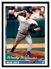 1994 Topps #668 WOODY WILLIAMS Toronto Blue Jays ~D5E