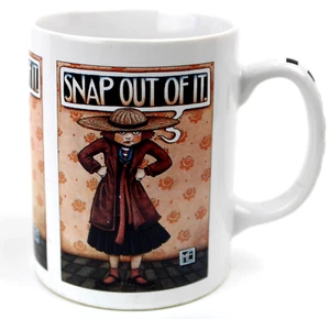 Mary Engelbreit "Snap Out Of It!" Mug Cup Tea Coffee Hot Choc Ceramic Vintage - Picture 1 of 6